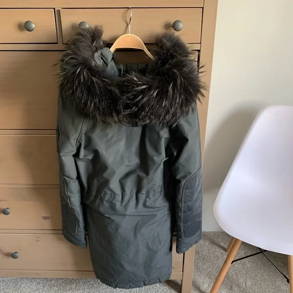 DUVETICA down park with fur hood